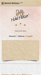 Mobile Screenshot of hotelholzer.it
